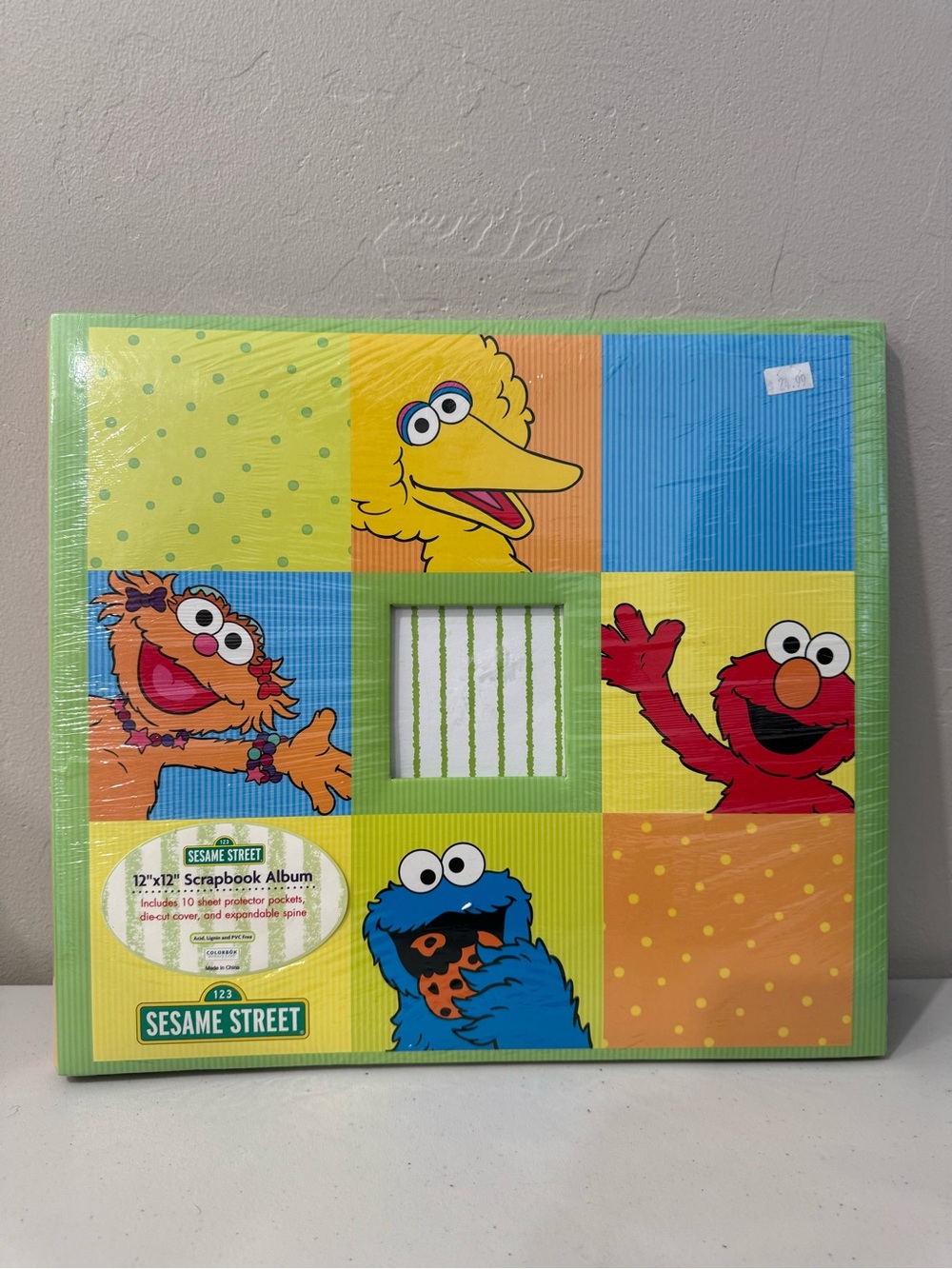 Y2k 2002 Sesame Street scrapbook (sealed packaging)